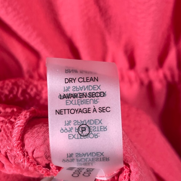 NEW Calvin Klein Dress Womens 6 coral pink fit flare colorful cocktail classic - Picture 8 of 11